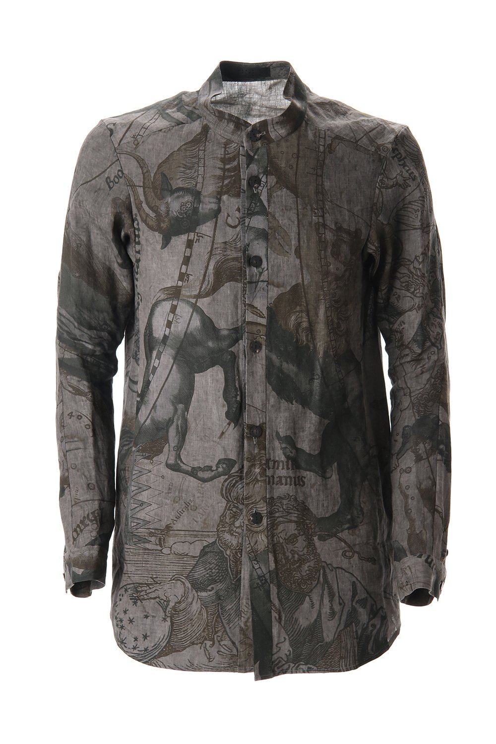 Long shirt line zodiac signs print