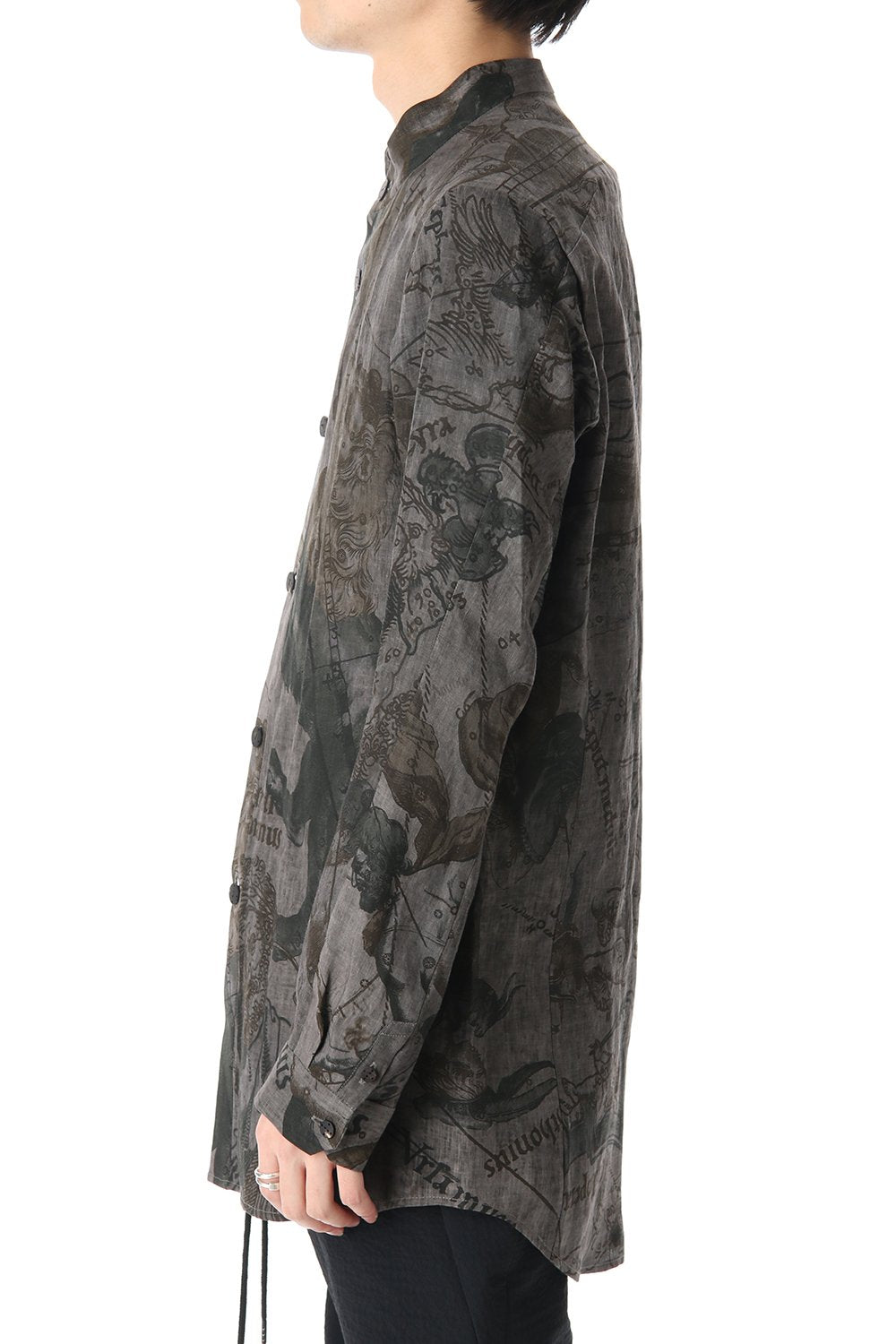 Long shirt line zodiac signs print