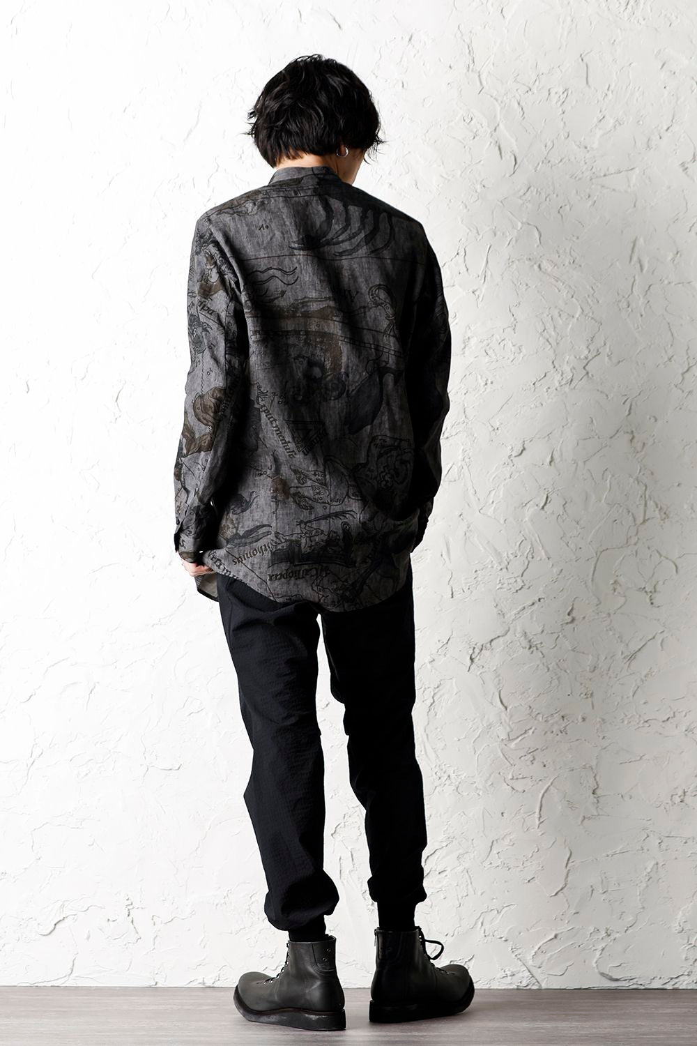 Long shirt line zodiac signs print