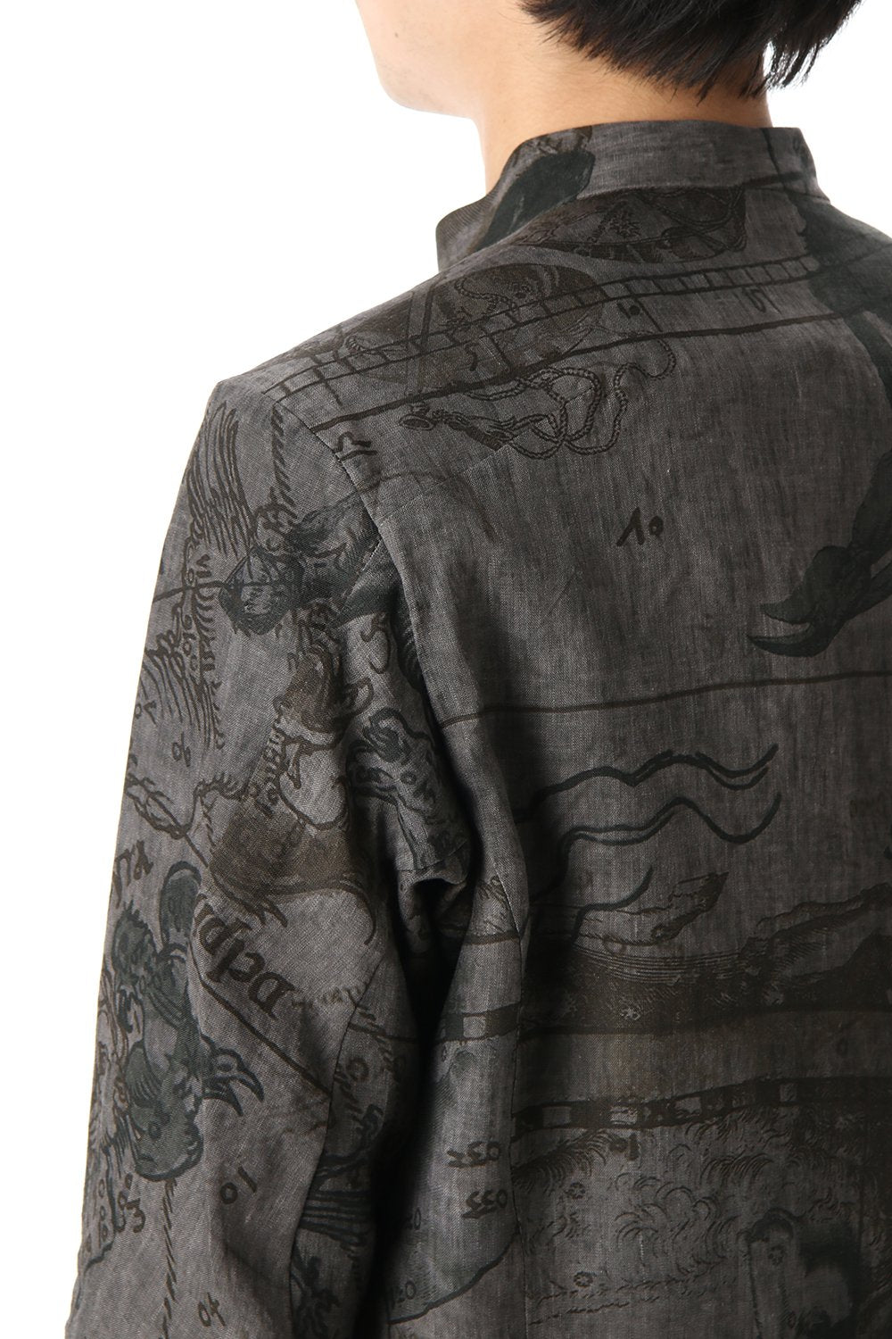 Long shirt line zodiac signs print