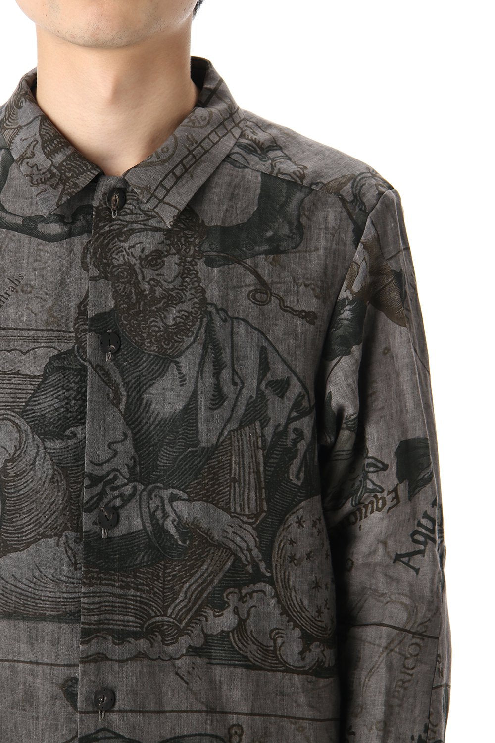 Shirt line zodiac signs print