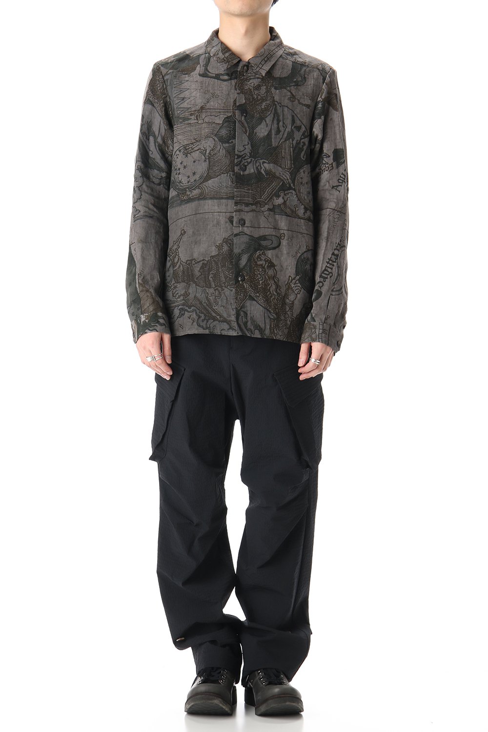 Shirt line zodiac signs print