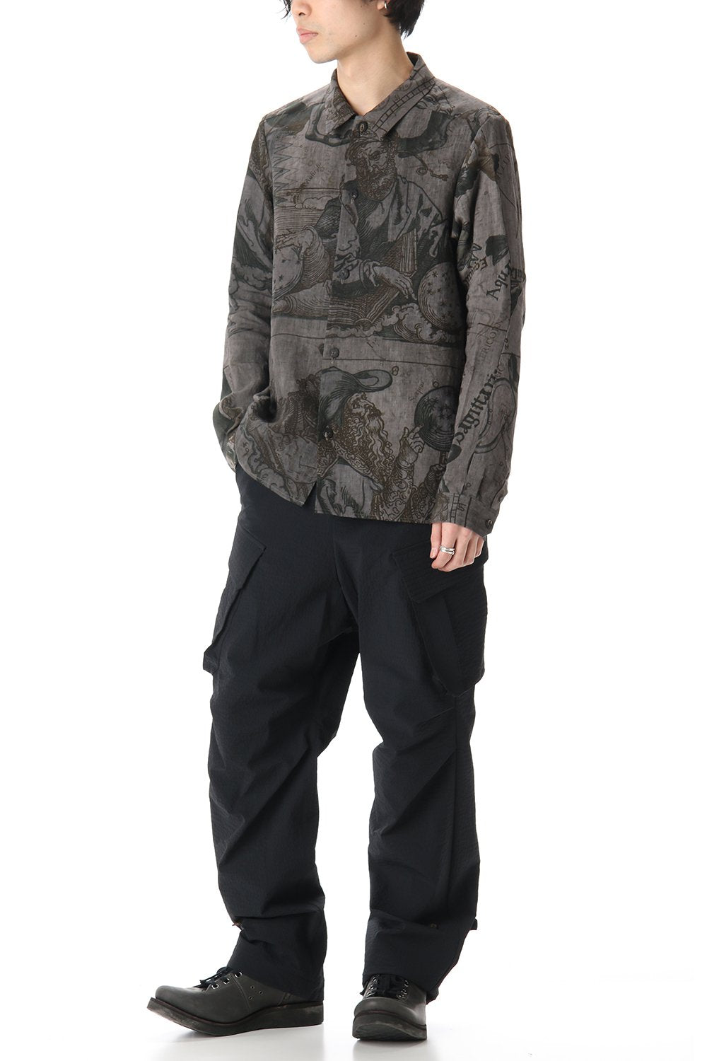 Shirt line zodiac signs print