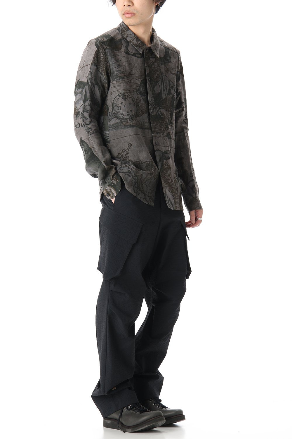 Shirt line zodiac signs print