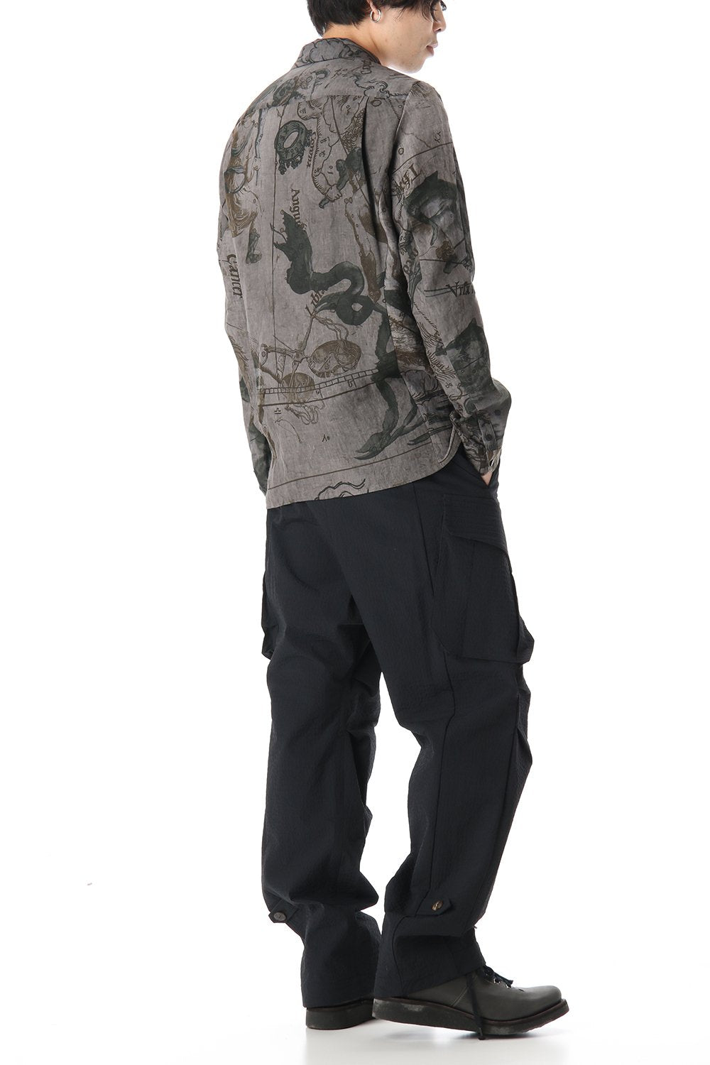 Shirt line zodiac signs print