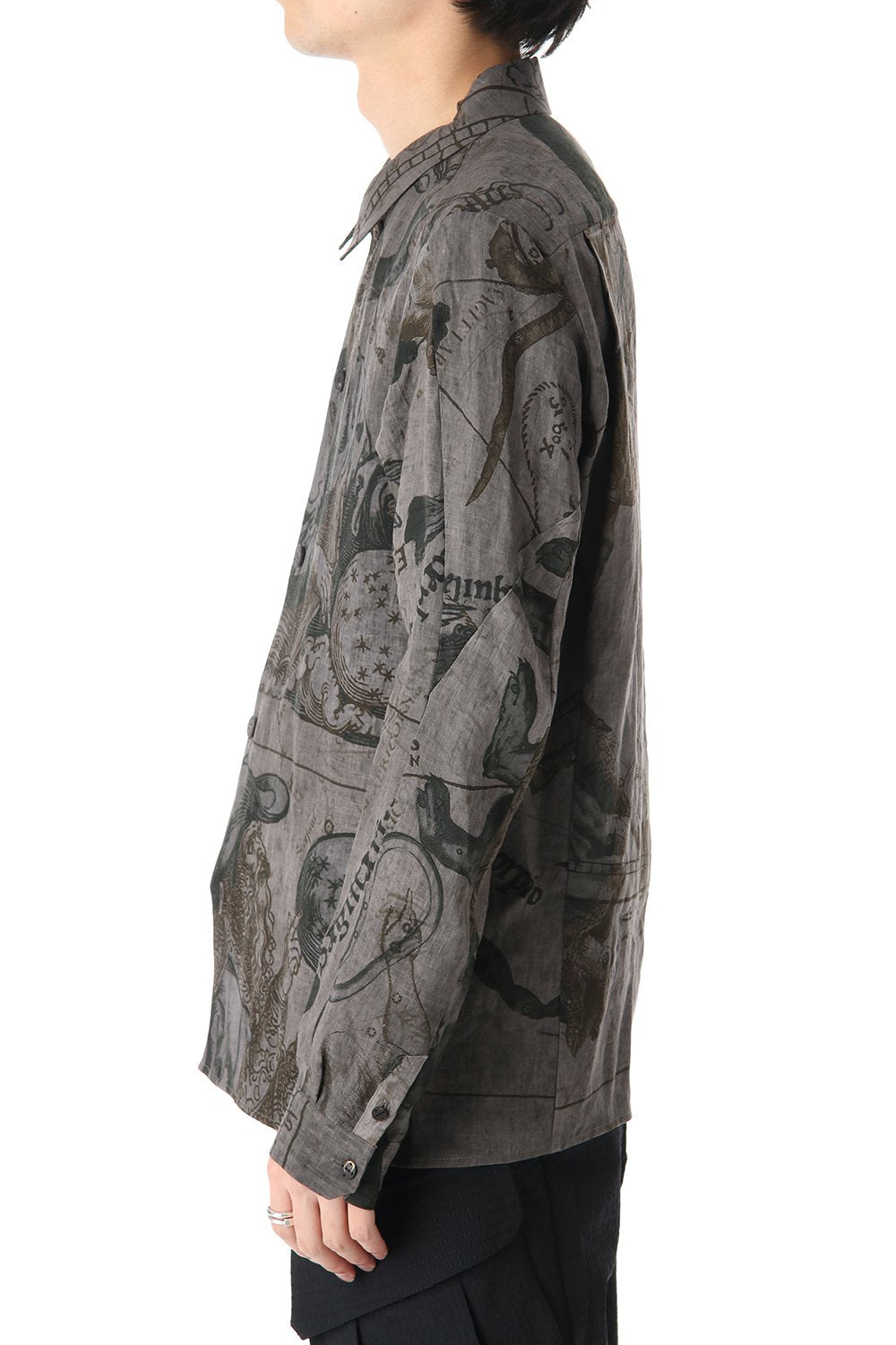 Shirt line zodiac signs print