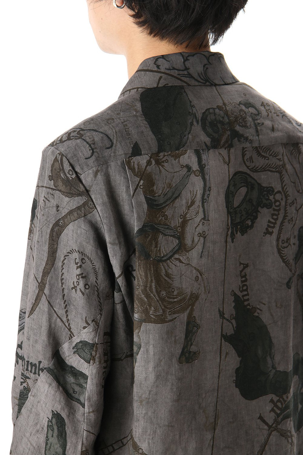 Shirt line zodiac signs print