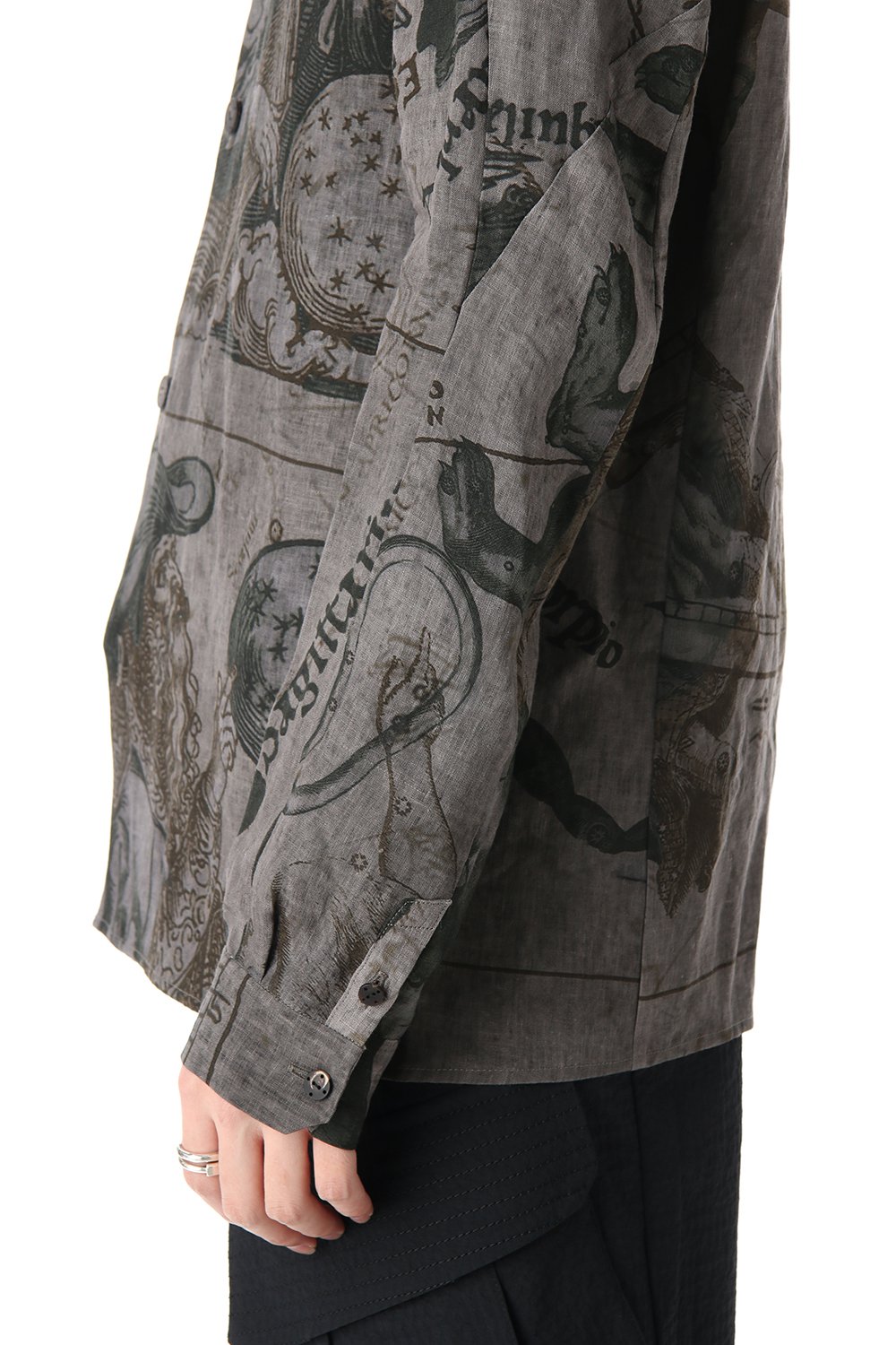 Shirt line zodiac signs print