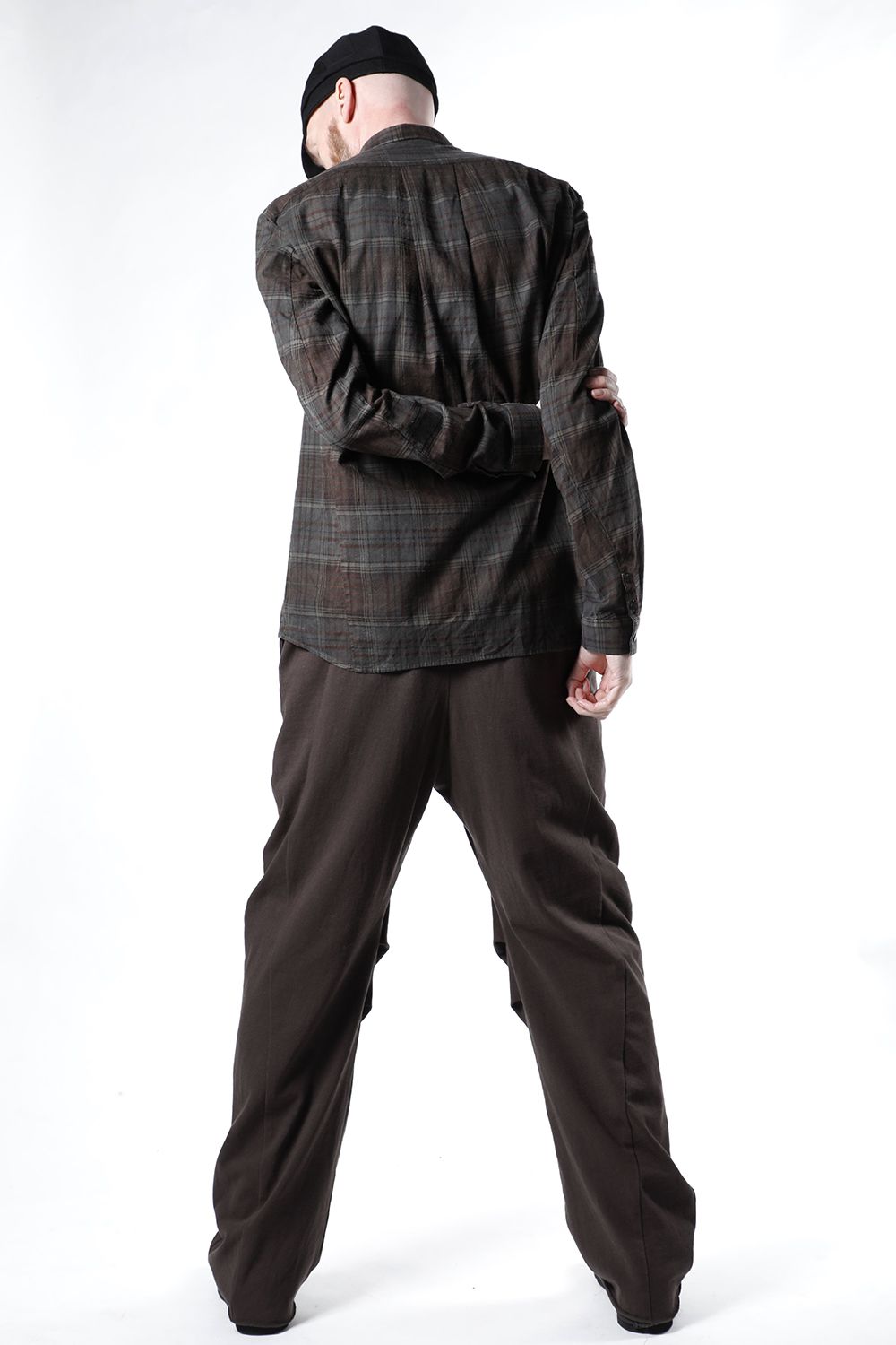 Shirt old check pigment dyed