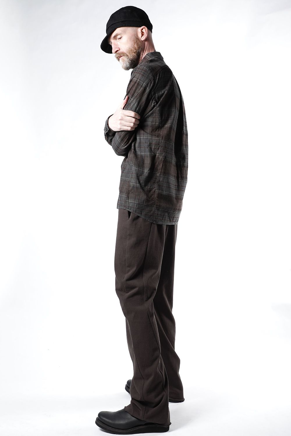 Shirt old check pigment dyed