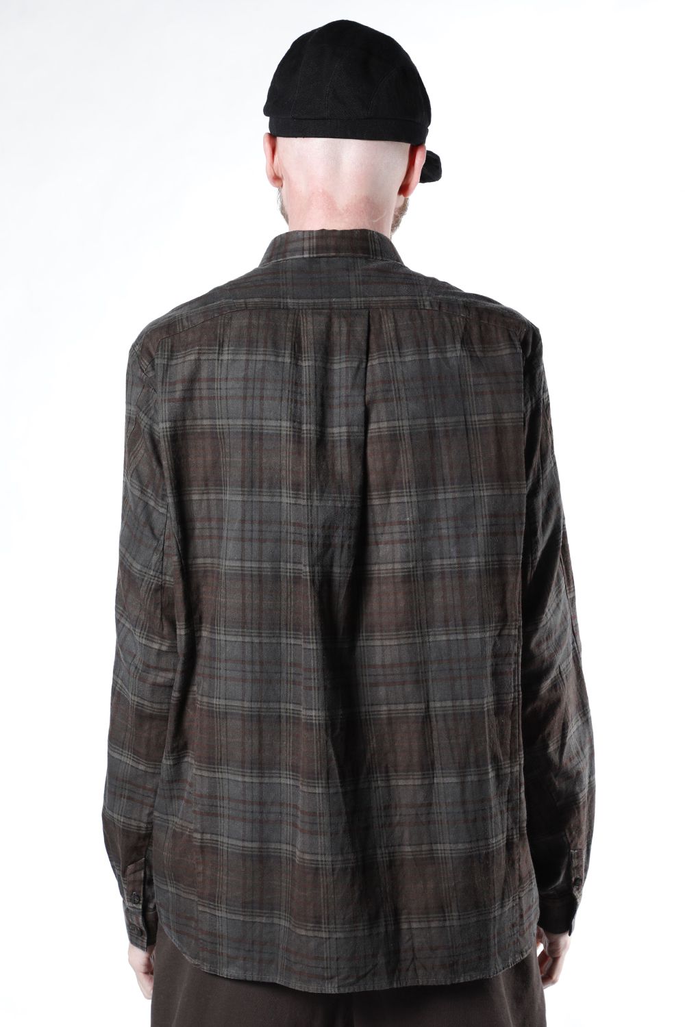 Shirt old check pigment dyed