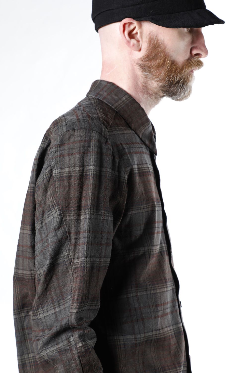 Shirt old check pigment dyed