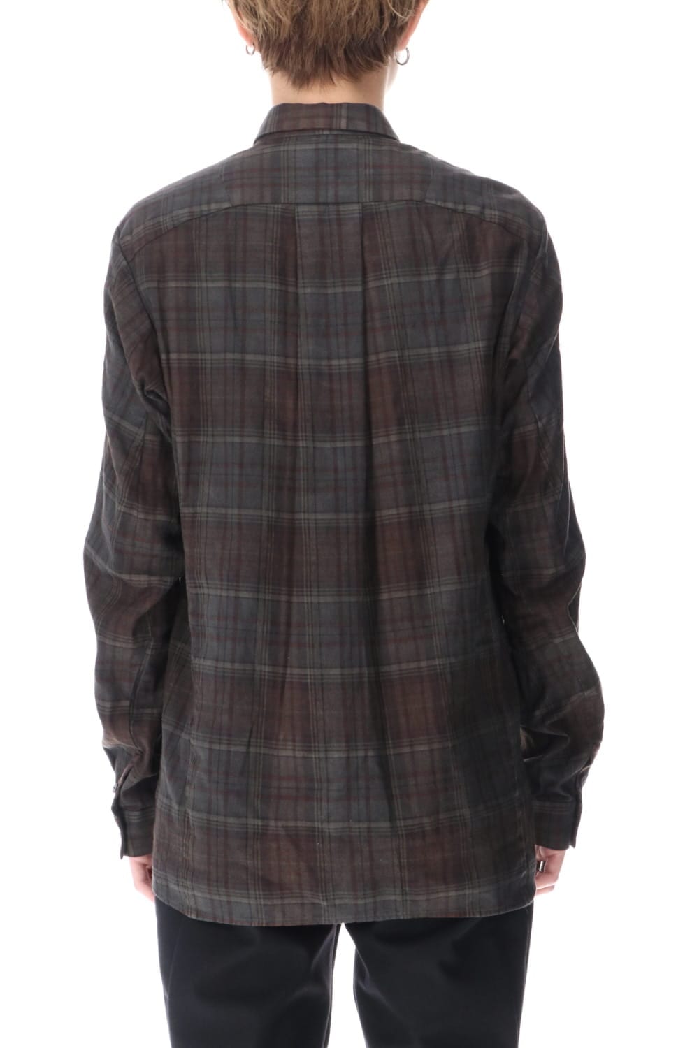 Shirt old check pigment dyed