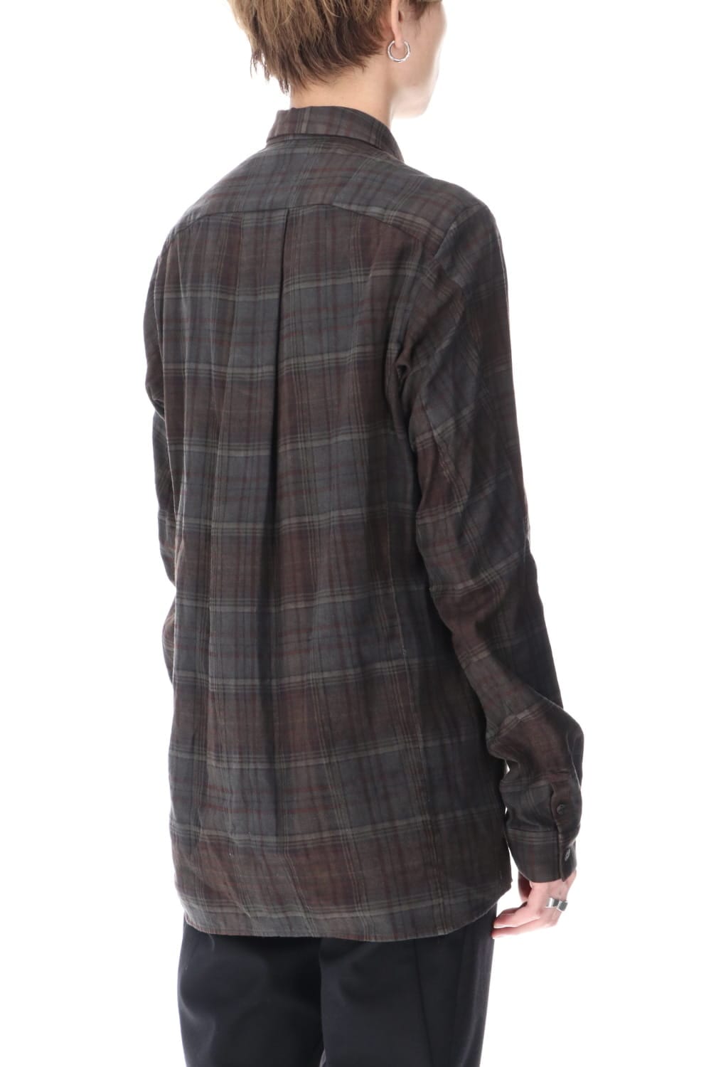 Shirt old check pigment dyed