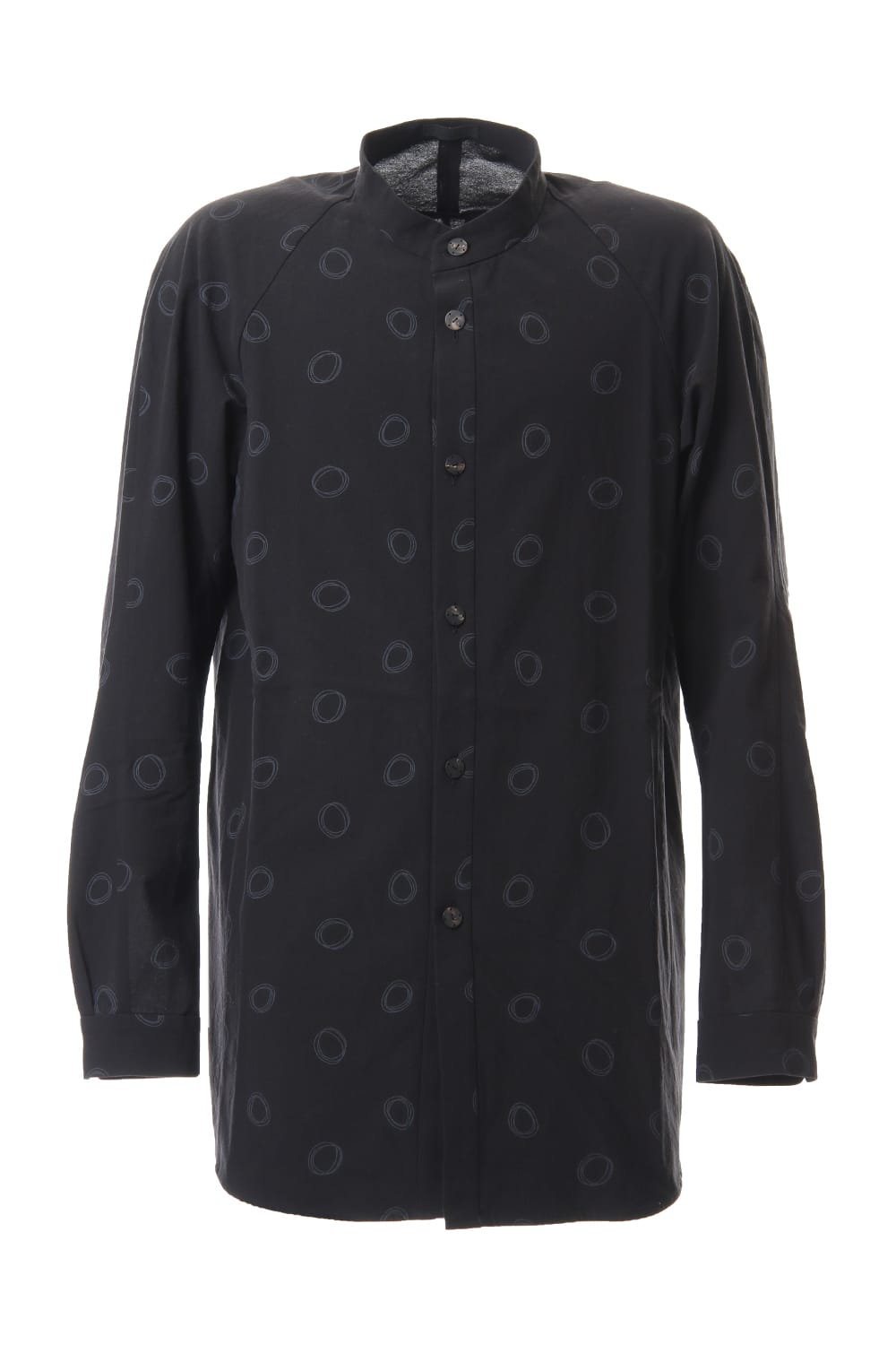Long shirt Cotton circle print