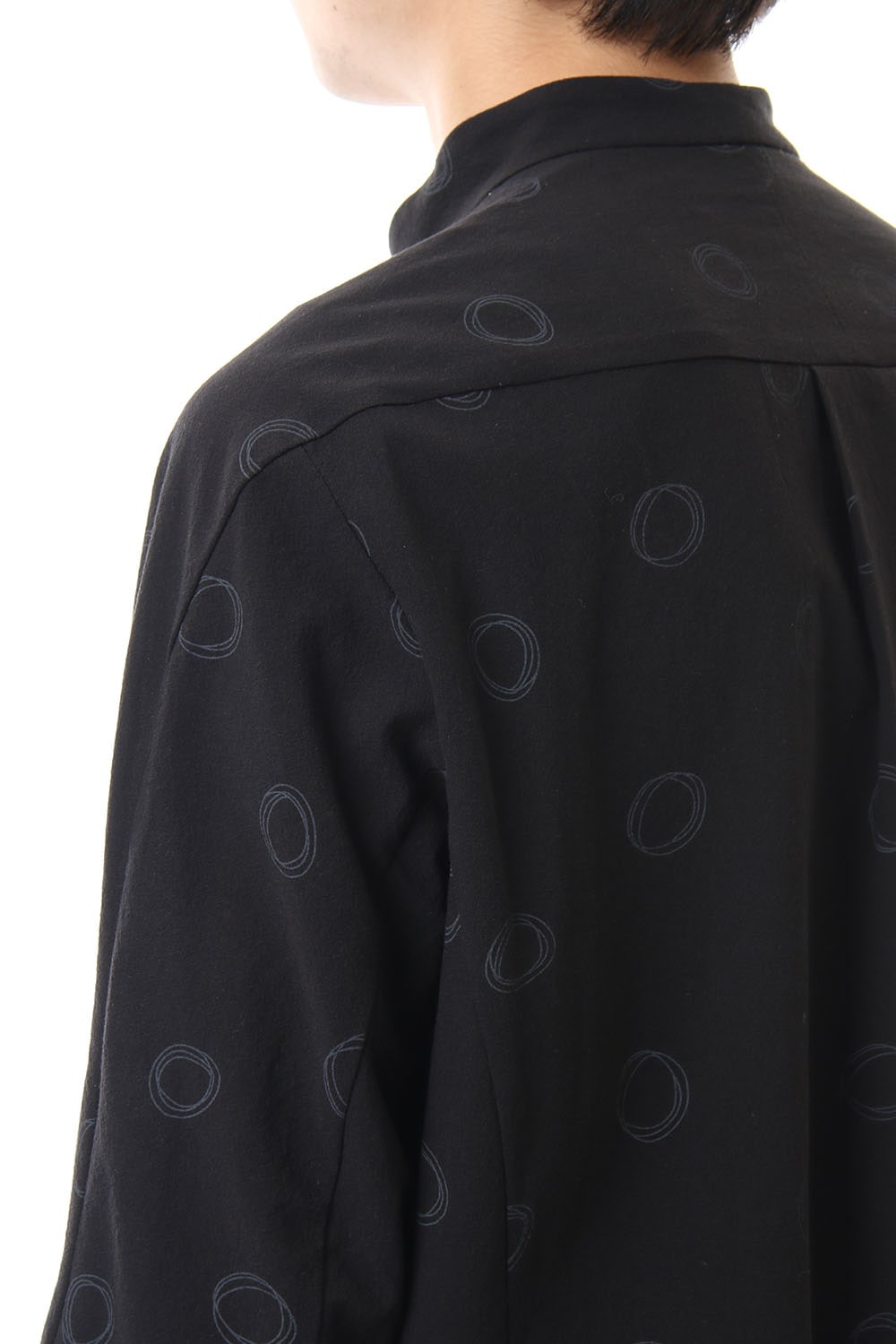 Long shirt Cotton circle print