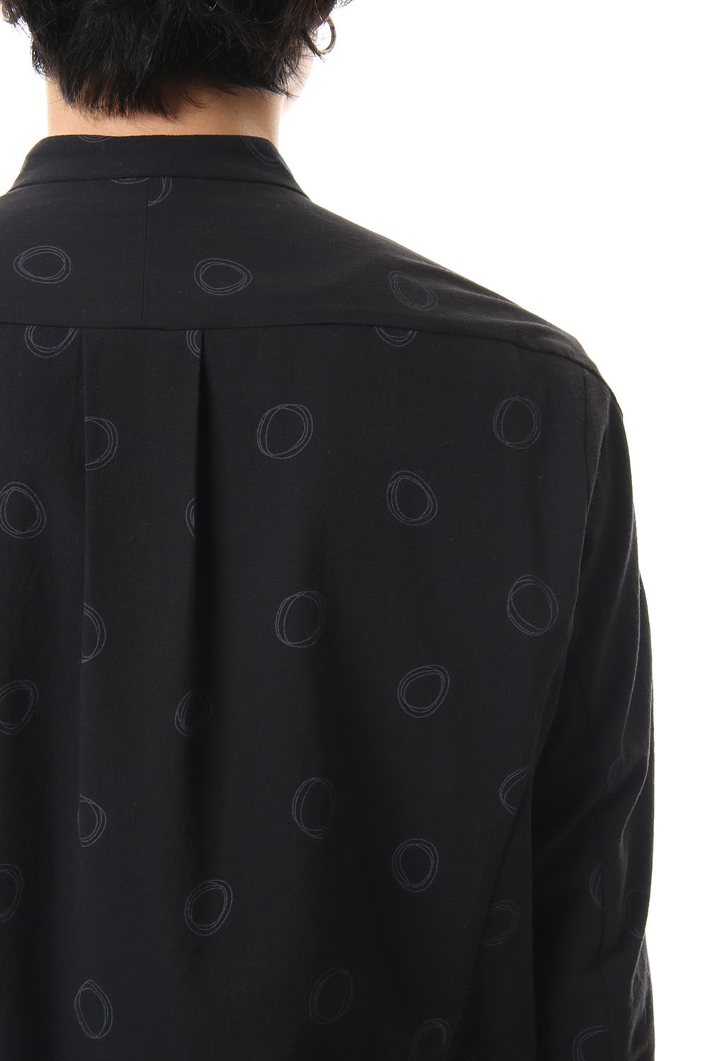 Long shirt Cotton circle print