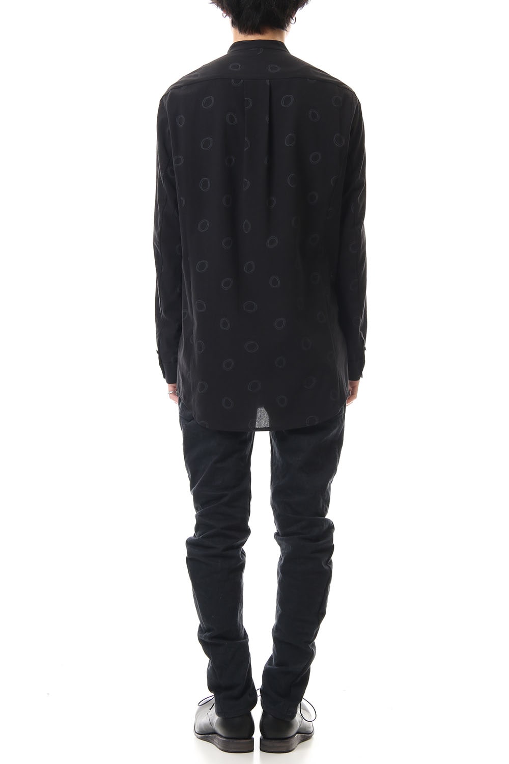 Long shirt Cotton circle print