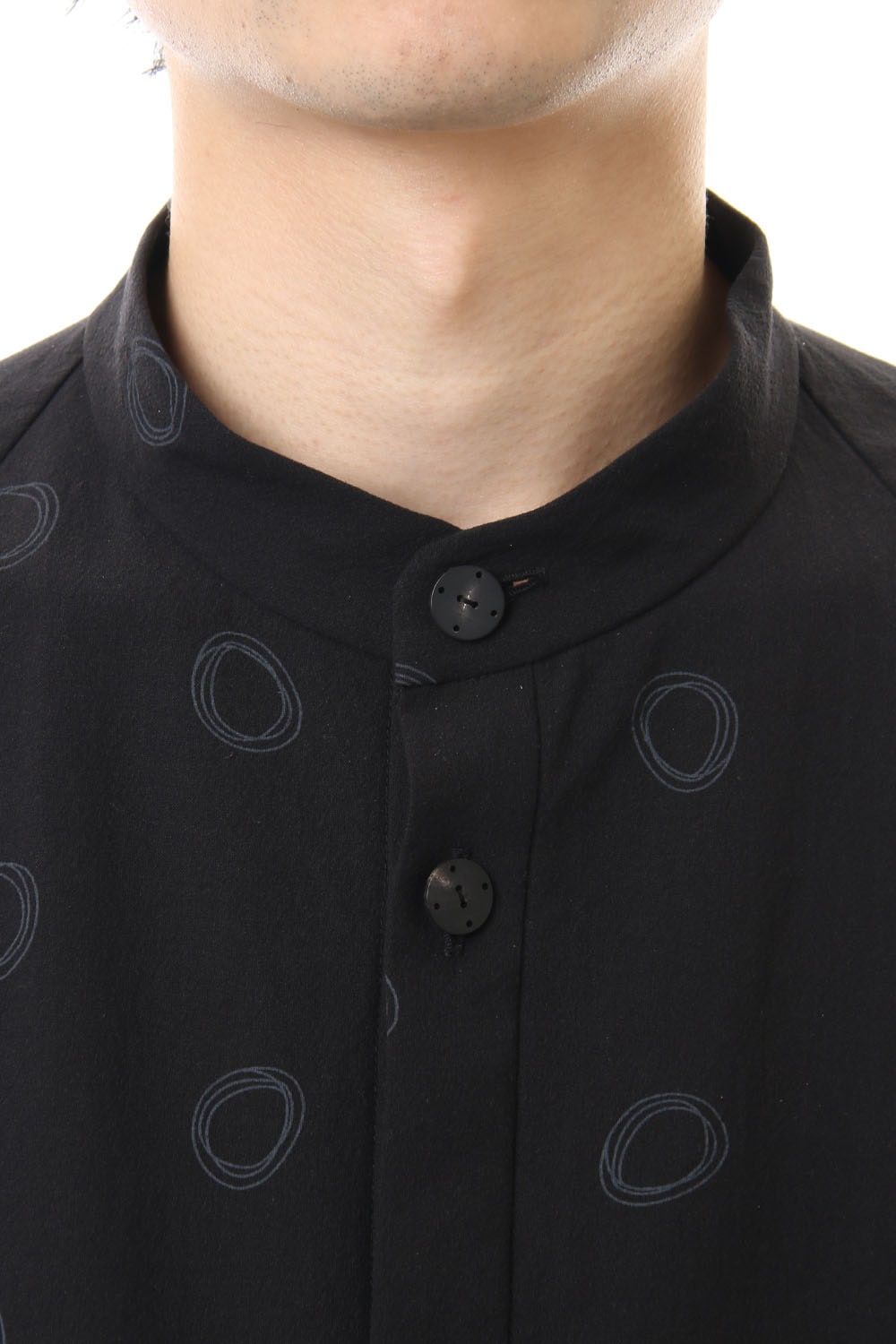 Long shirt Cotton circle print