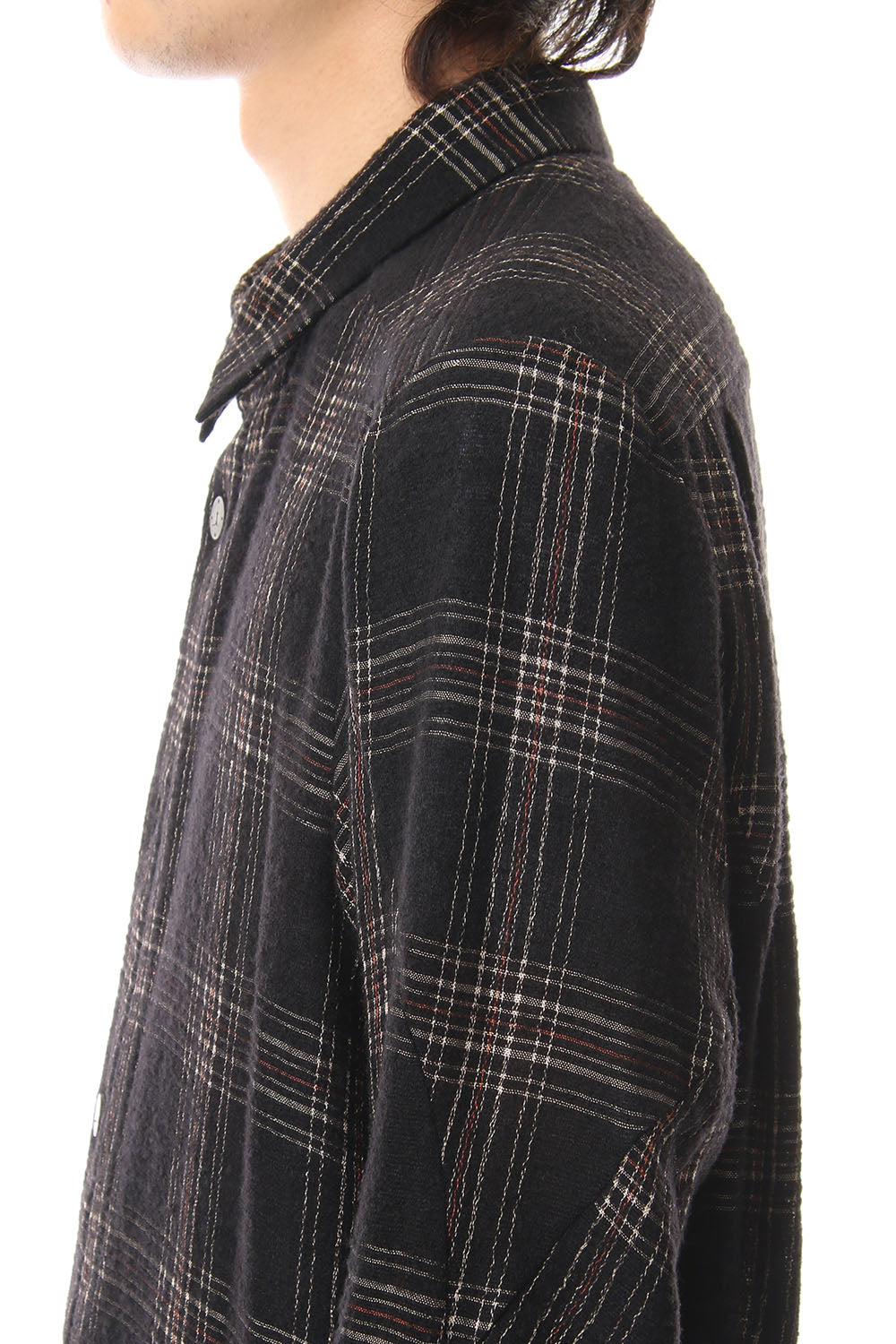 Virgin Wool Check Shirt