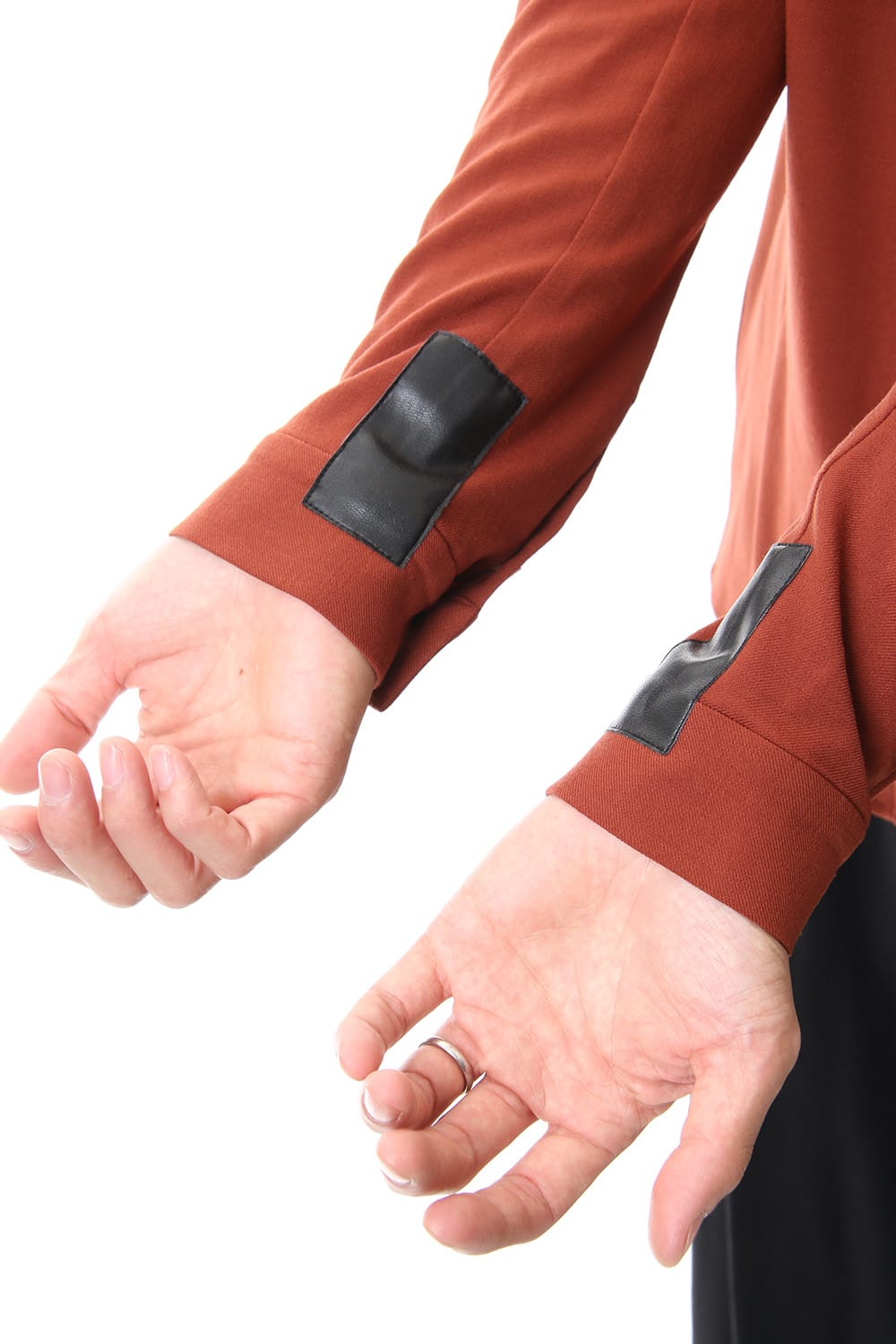 Shirt virgin wool 4way stretch Red Cray