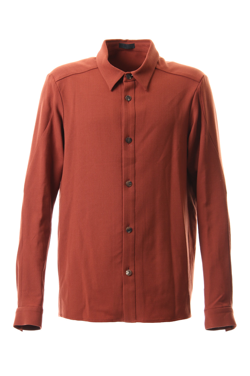 Shirt virgin wool 4way stretch Red Cray