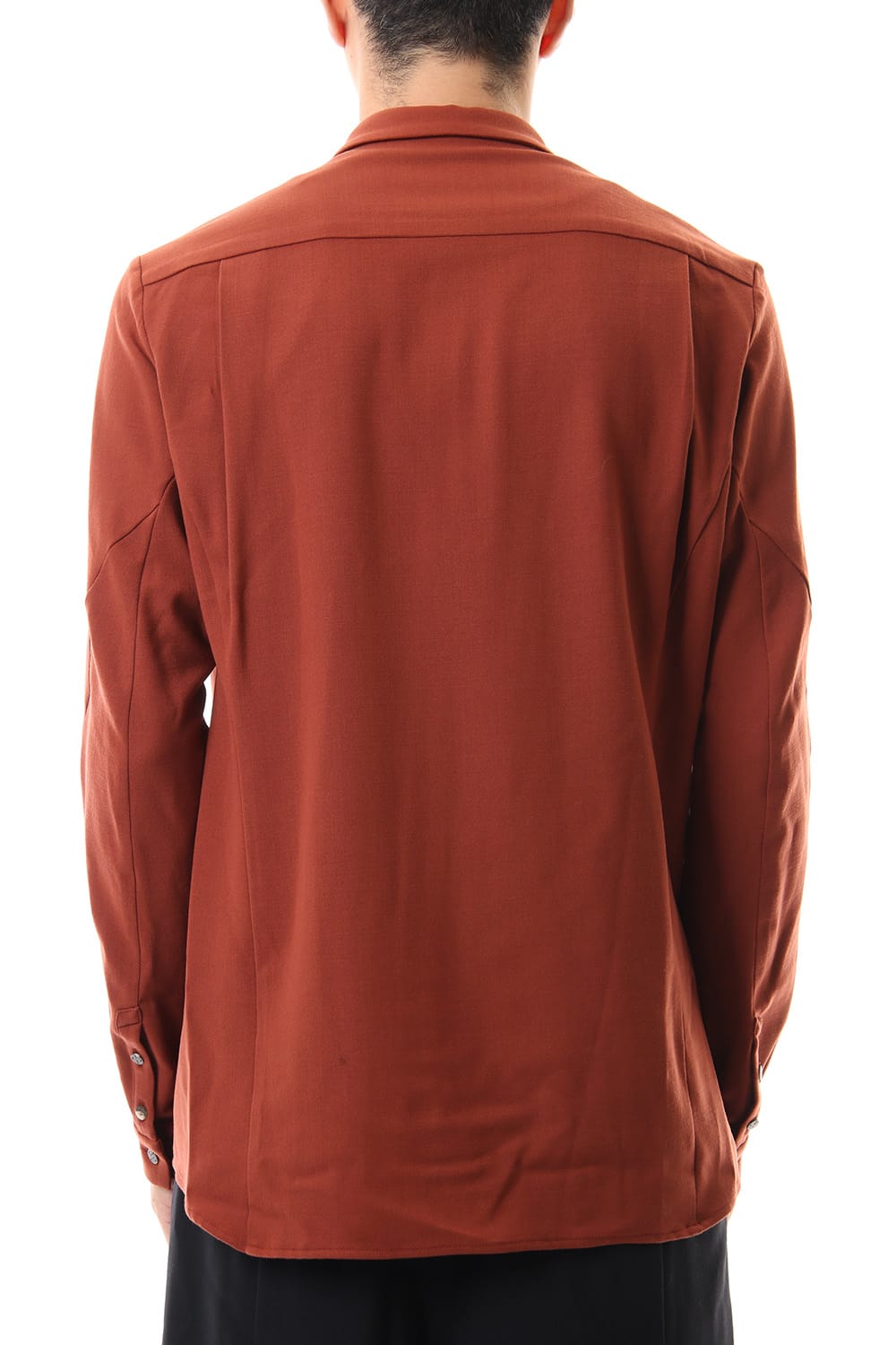 Shirt virgin wool 4way stretch Red Cray