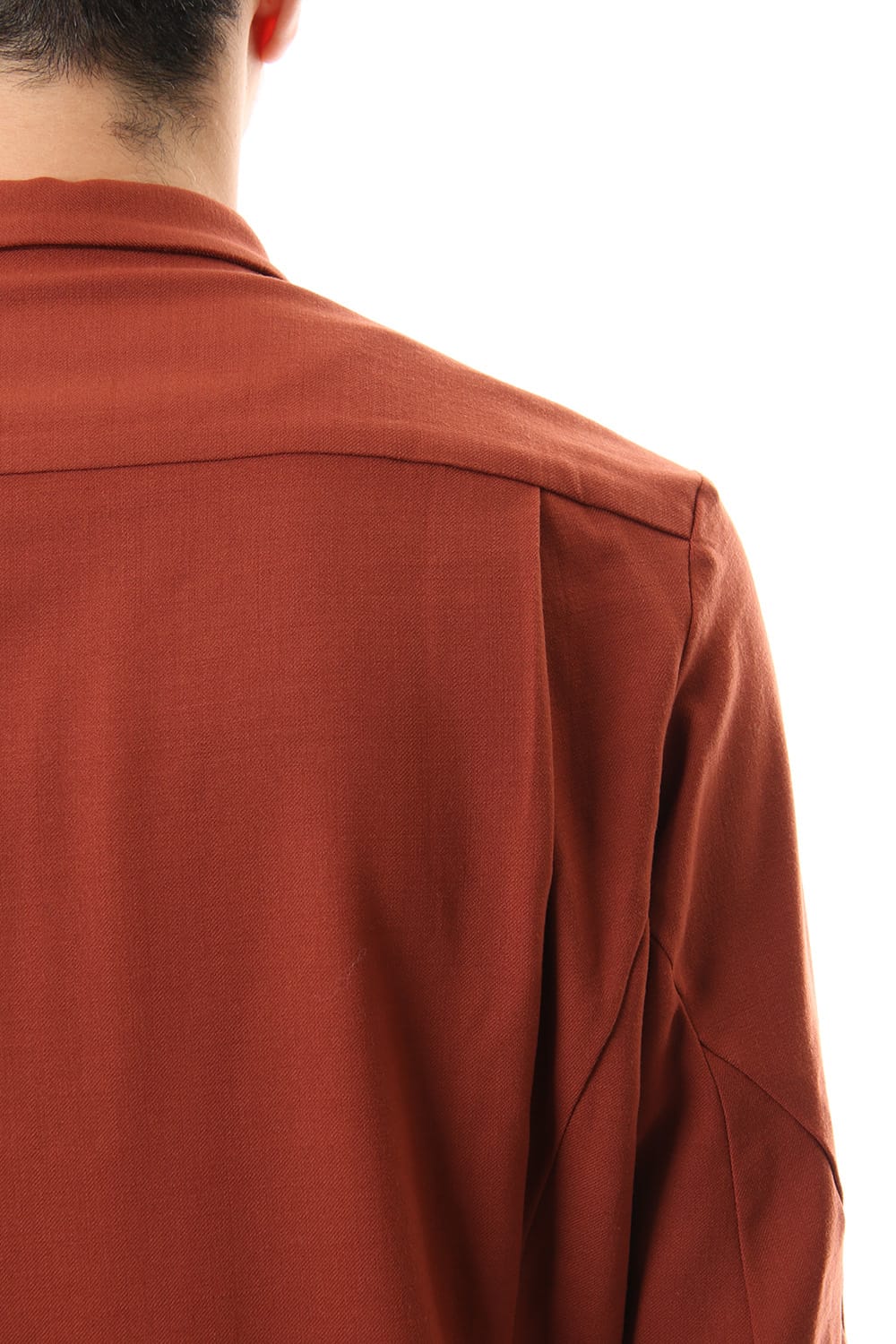 Shirt virgin wool 4way stretch Red Cray