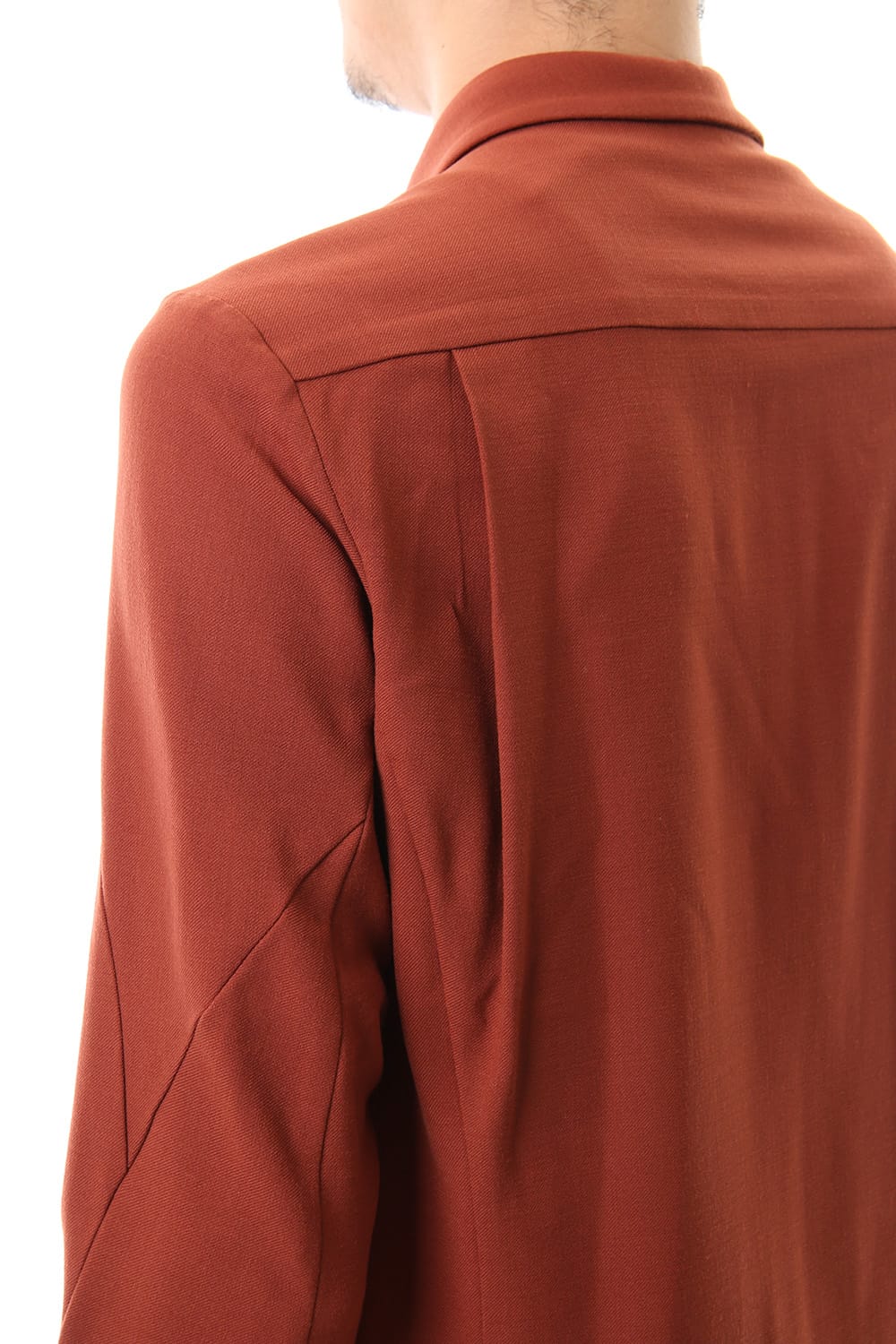 Shirt virgin wool 4way stretch Red Cray