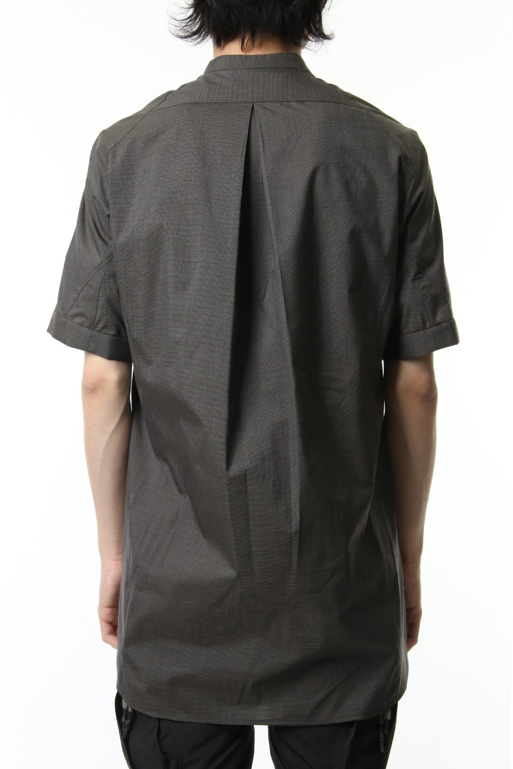 Short sleeve shirt Virgin wool silk - Gray