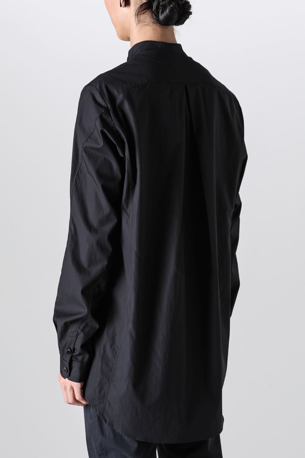 シャツ 170/2 スビン コットン ブラック