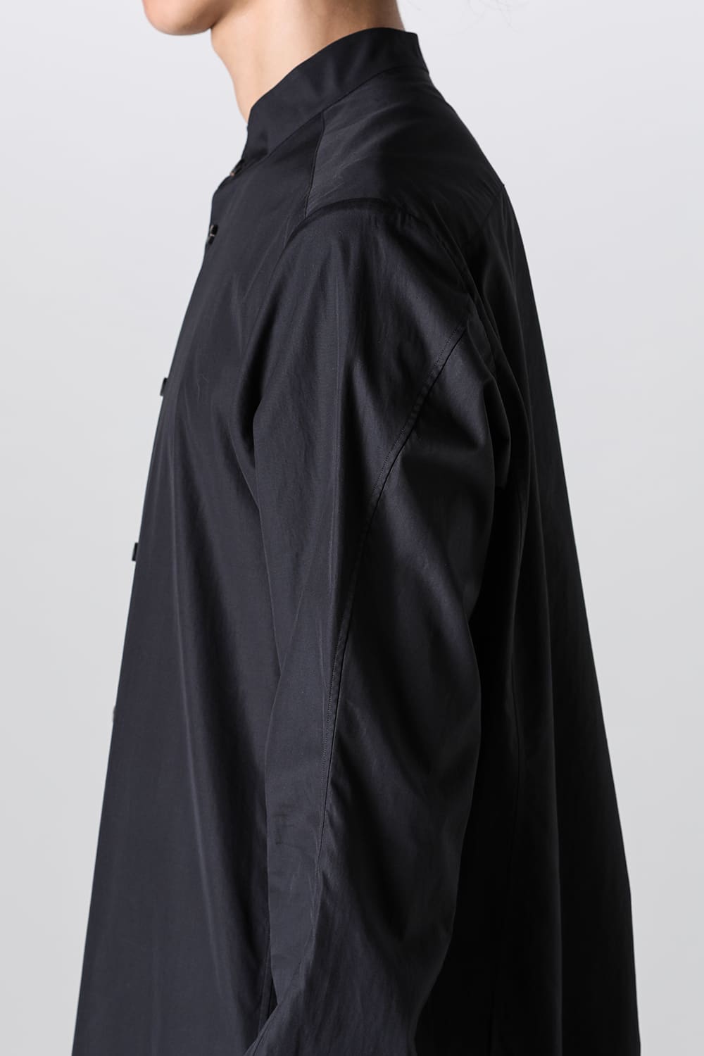 シャツ 170/2 スビン コットン ブラック