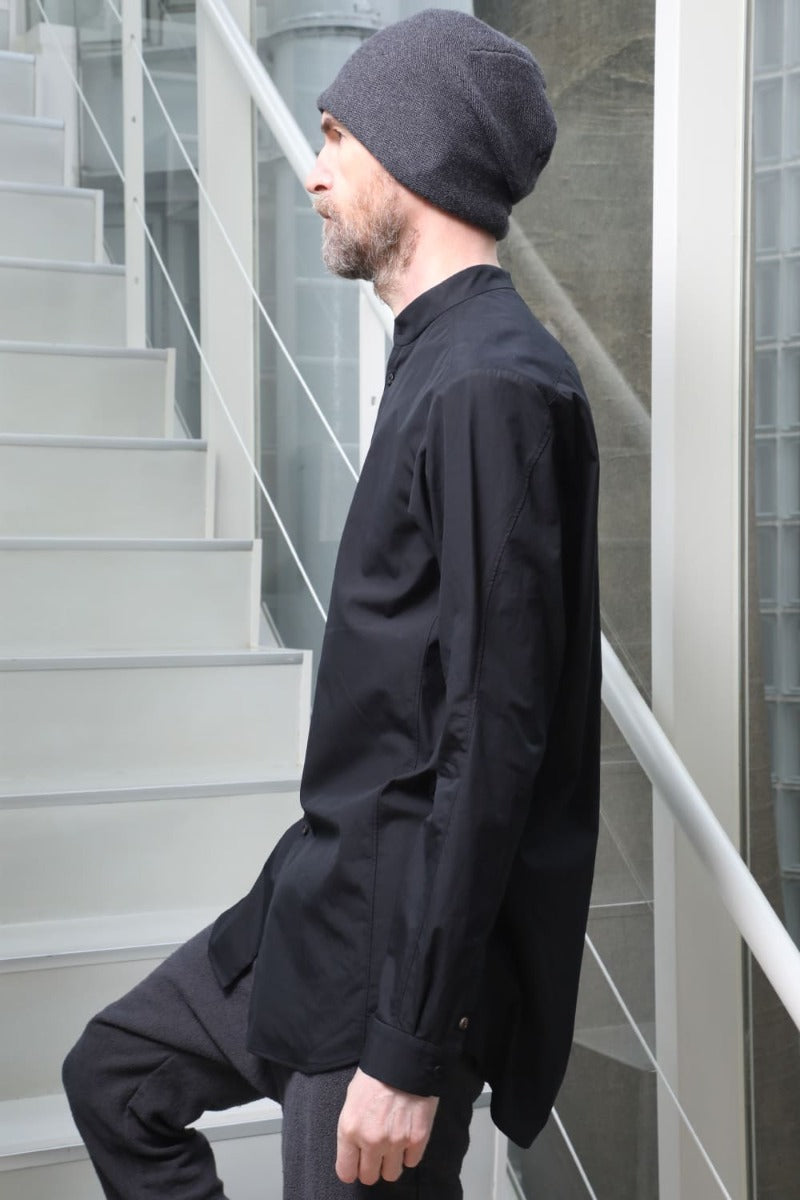 シャツ 170/2 スビン コットン ブラック