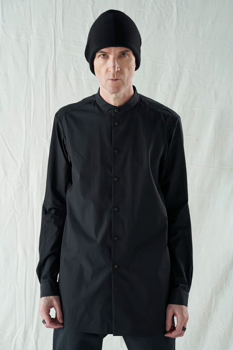 シャツ 170/2 スビン コットン ブラック