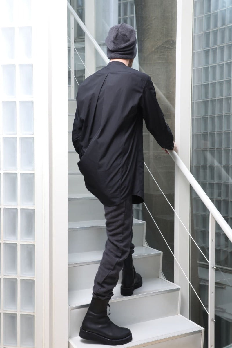 シャツ 170/2 スビン コットン ブラック