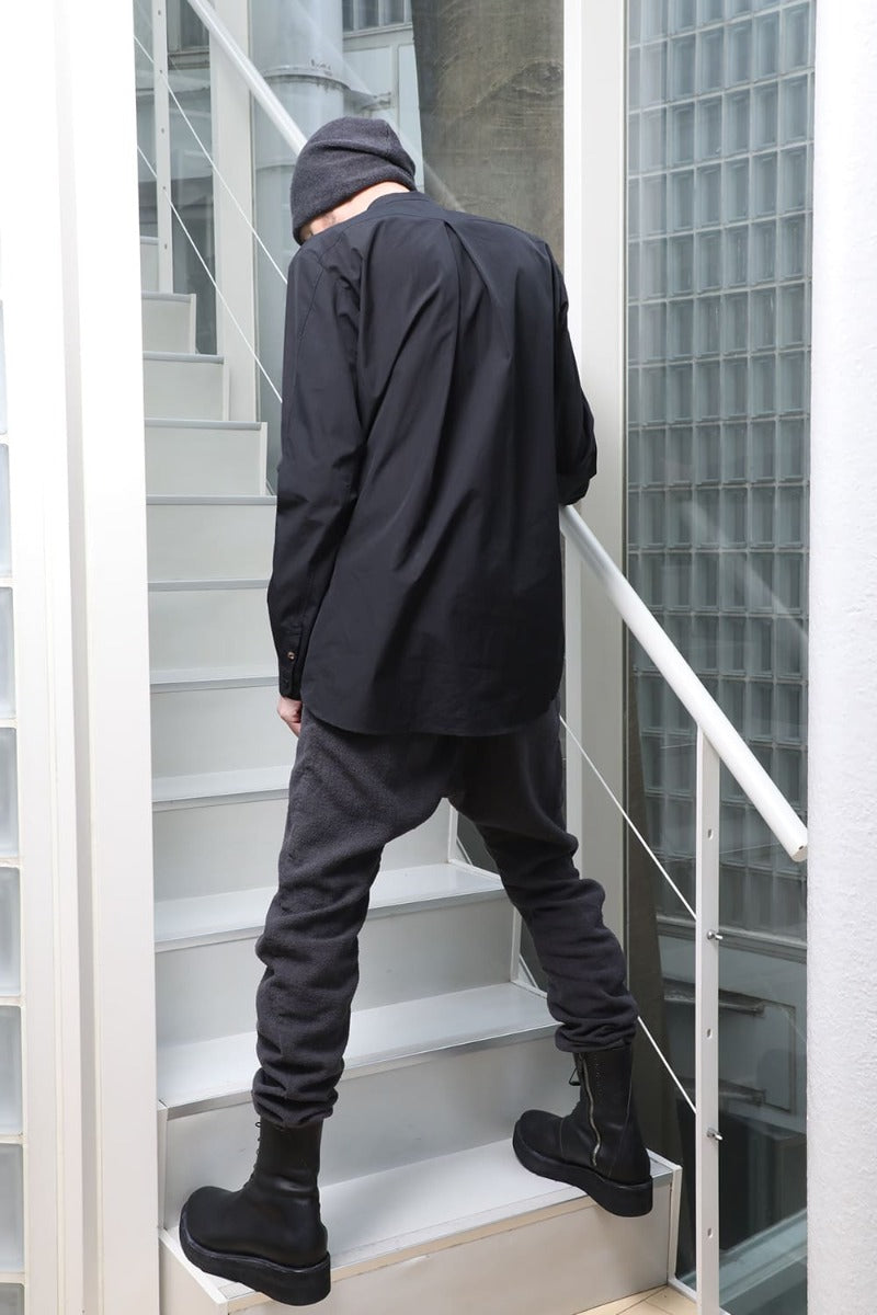 シャツ 170/2 スビン コットン ブラック