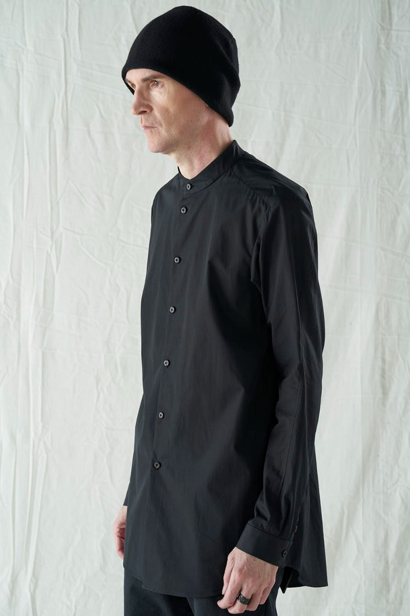 シャツ 170/2 スビン コットン ブラック