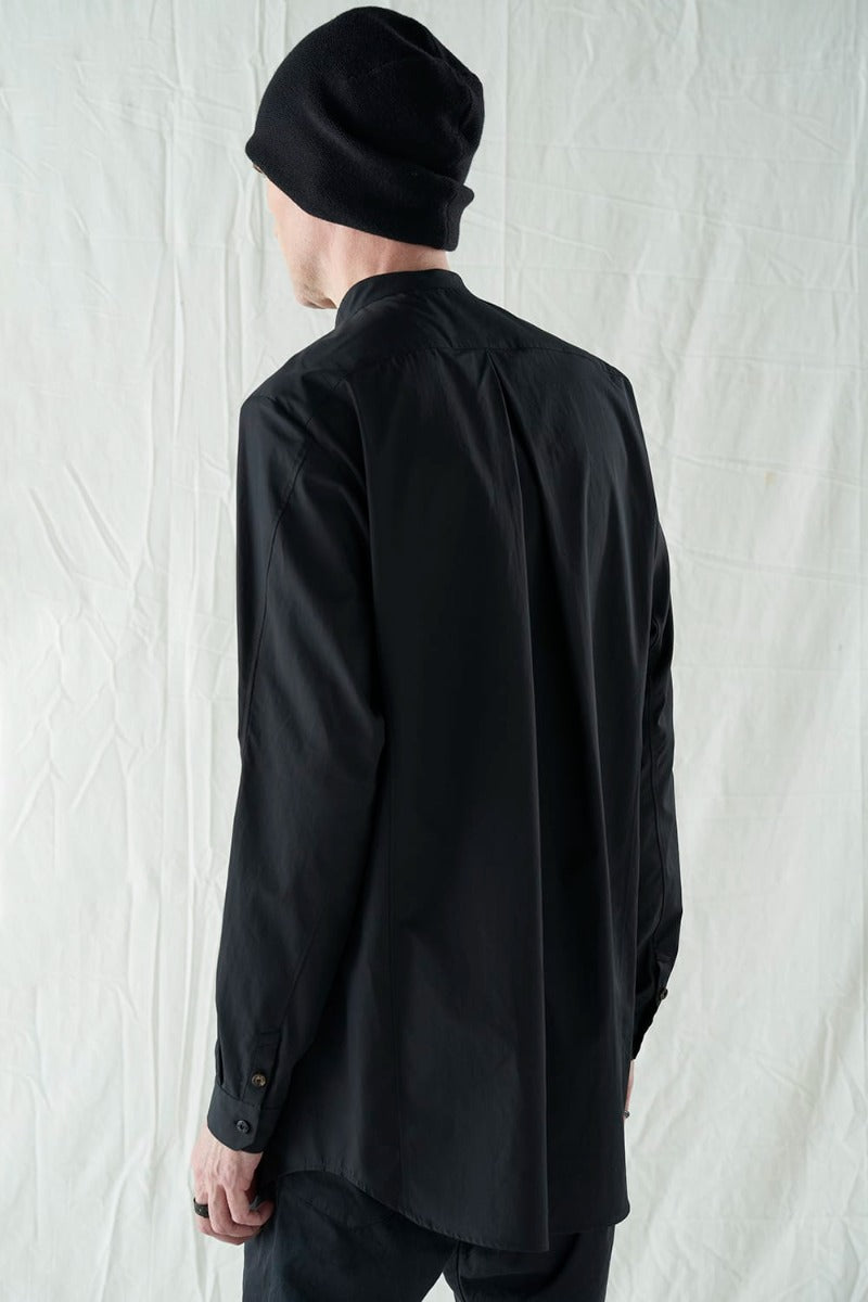 シャツ 170/2 スビン コットン ブラック