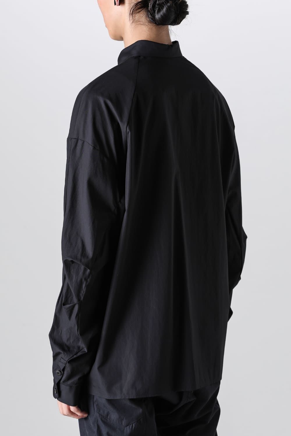 シャツ 170/2 スビン コットン ブラック