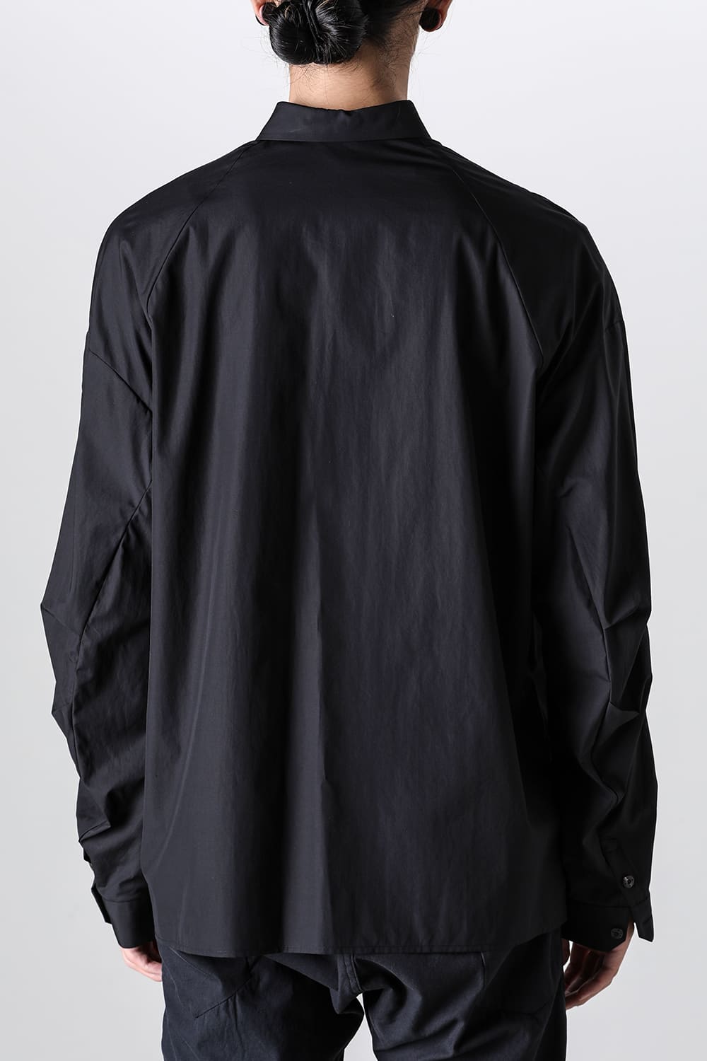 シャツ 170/2 スビン コットン ブラック