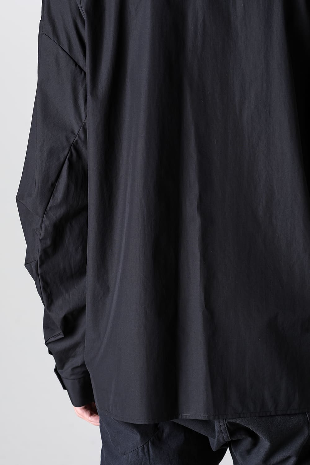 シャツ 170/2 スビン コットン ブラック