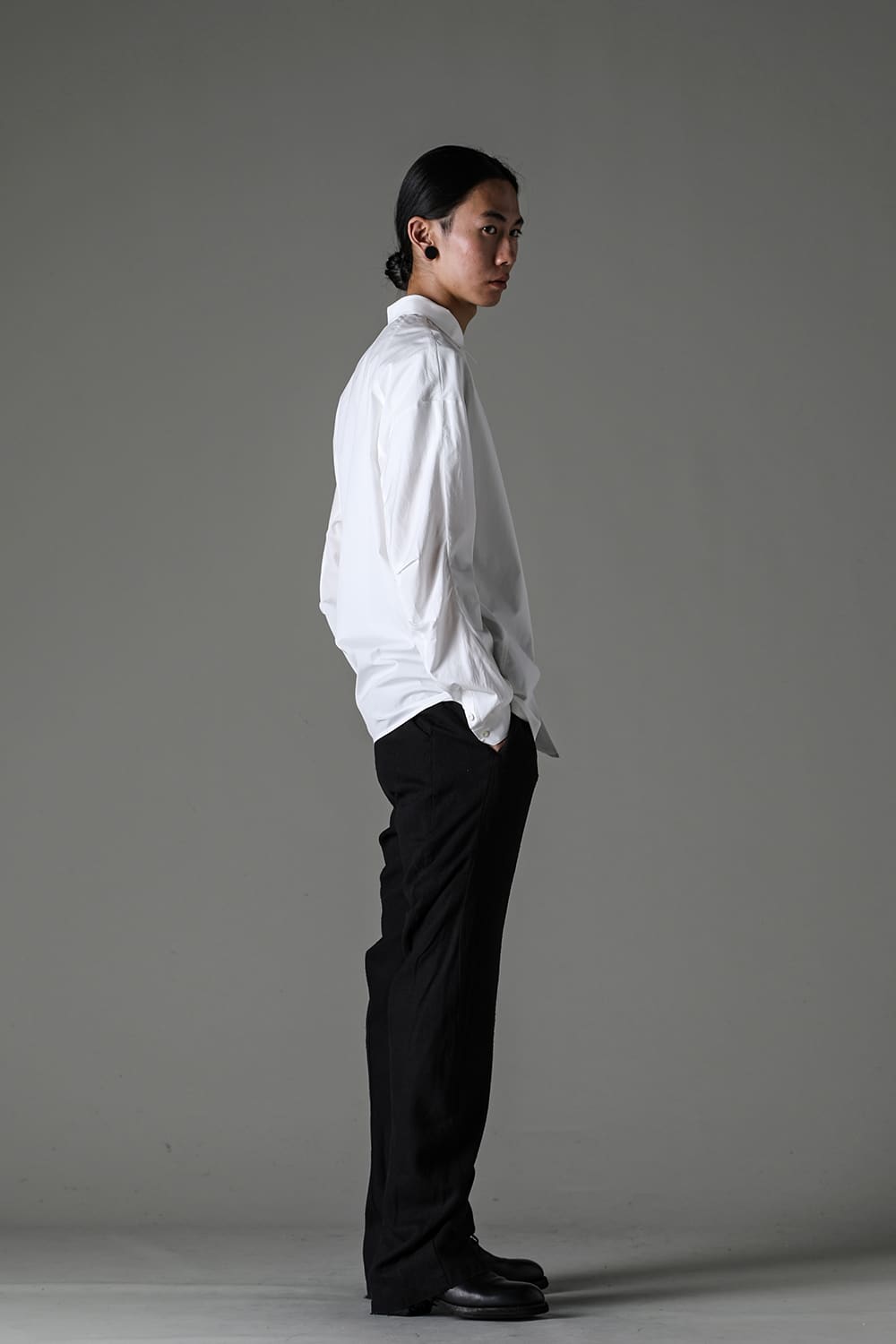 シャツ 170/2 スビン コットン ホワイト