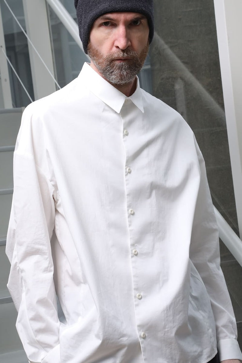 シャツ 170/2 スビン コットン ホワイト