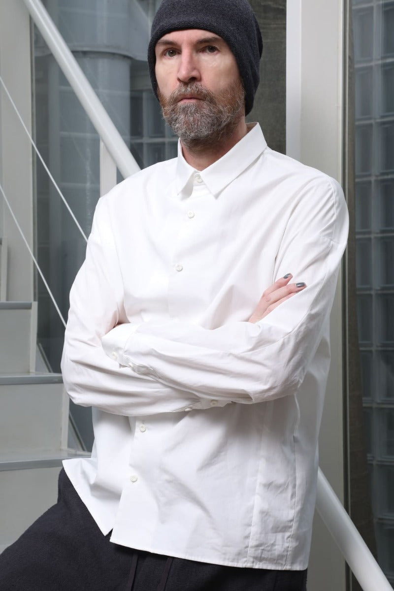 シャツ 170/2 スビン コットン ホワイト