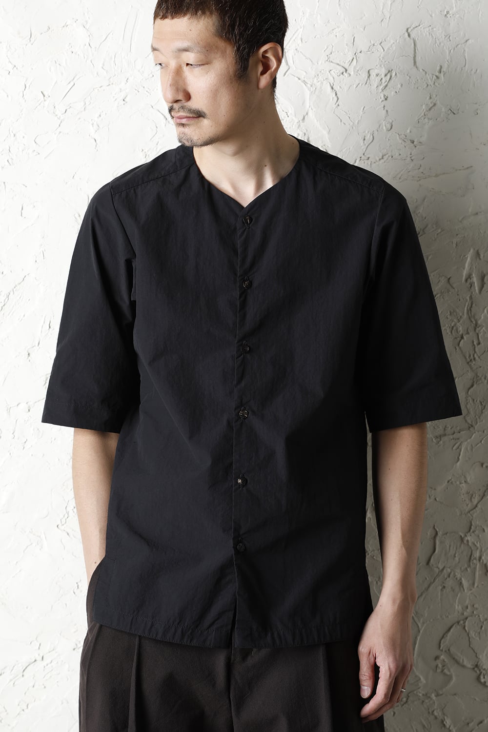 Short sleeve shirt shrink cotton nylon