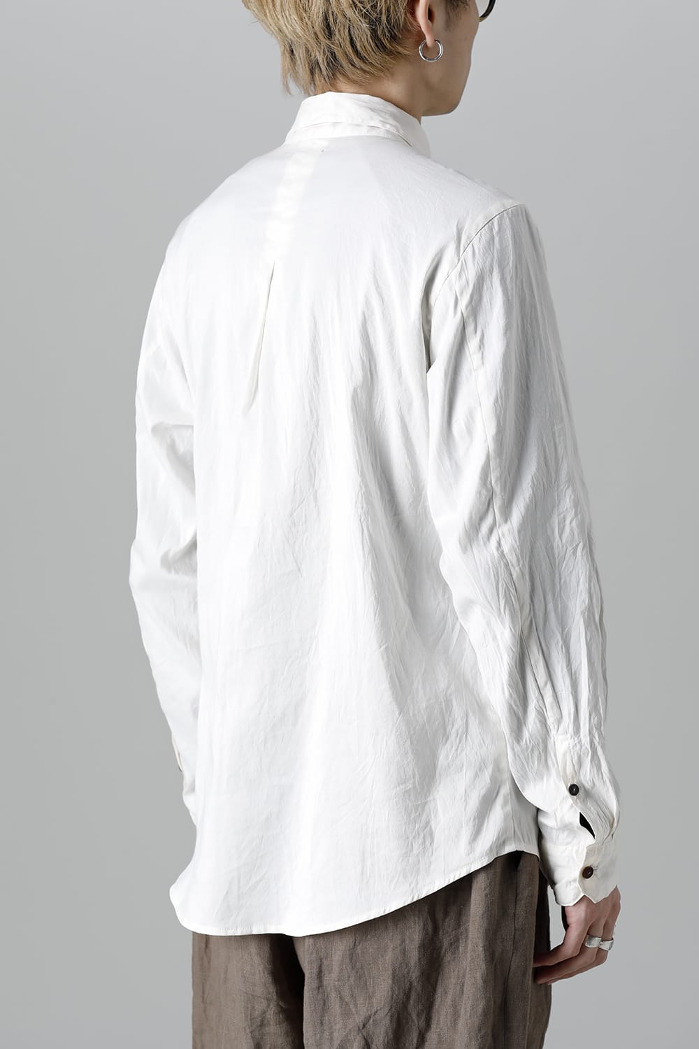 Silk Cotton Shirt White