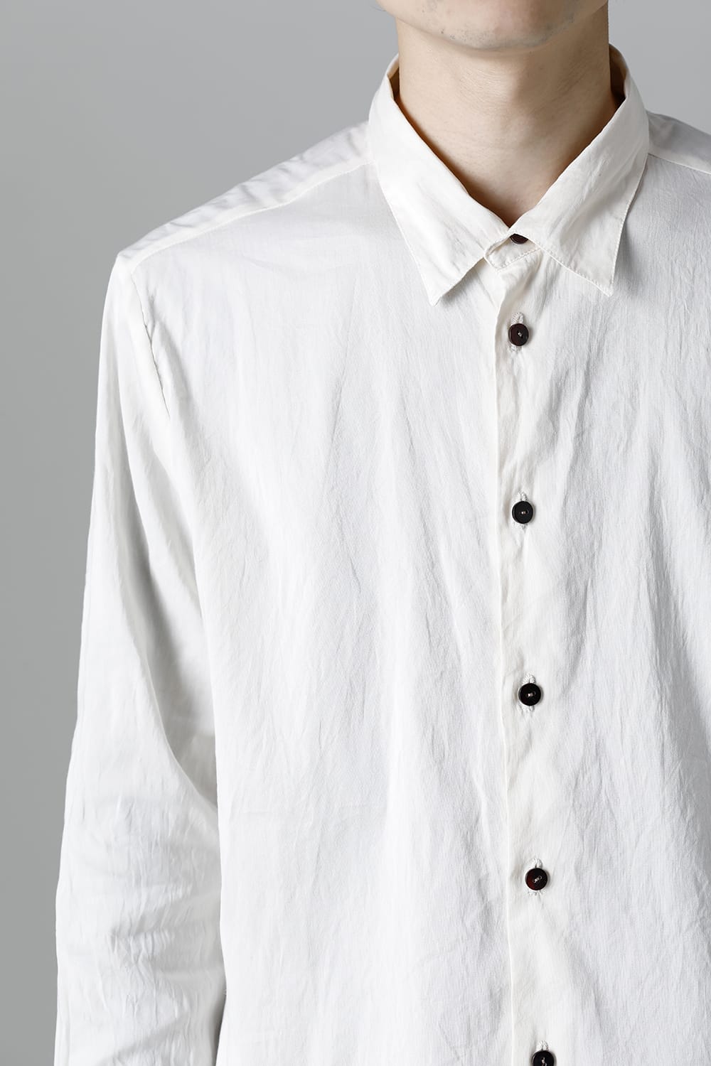 Silk Cotton Shirt White