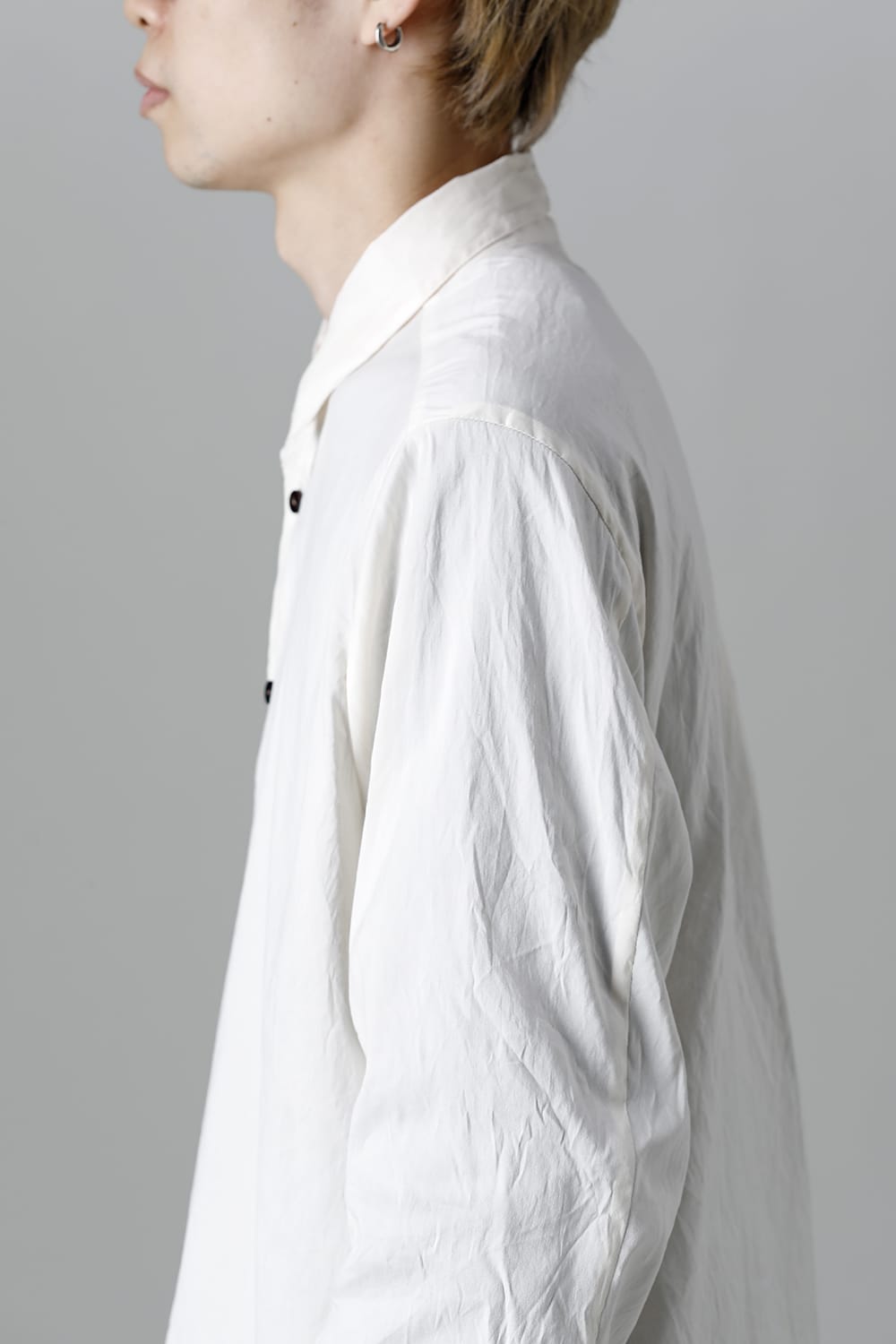 Silk Cotton Shirt White