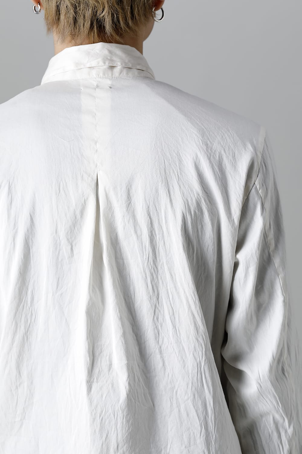 Silk Cotton Shirt White