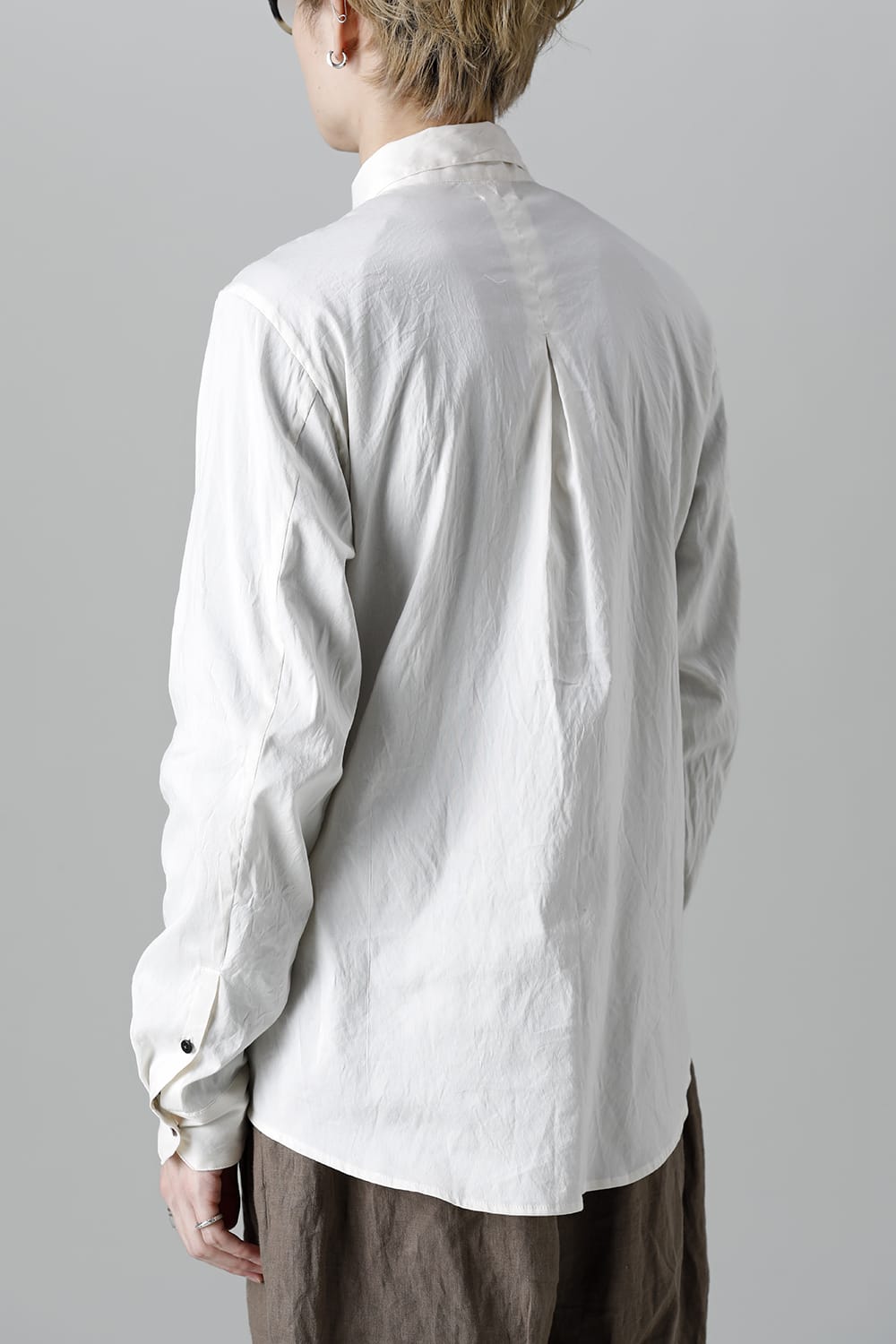 Silk Cotton Shirt White